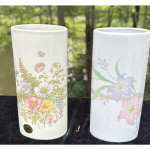 Vintage 1960’s San Francisco FERN & Morning Dew Giftcraft Vases Excellent! S42